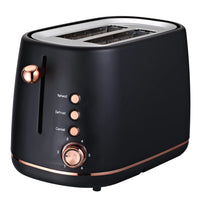HKM-306963 Stainless Steel 2 Slice Electric Bread Toaster with Smart Features