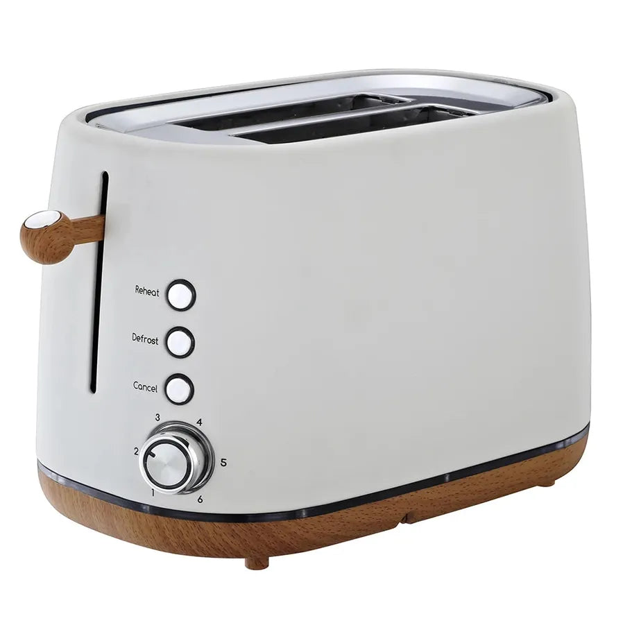 HKM-306963 Stainless Steel 2 Slice Electric Bread Toaster with Smart Features