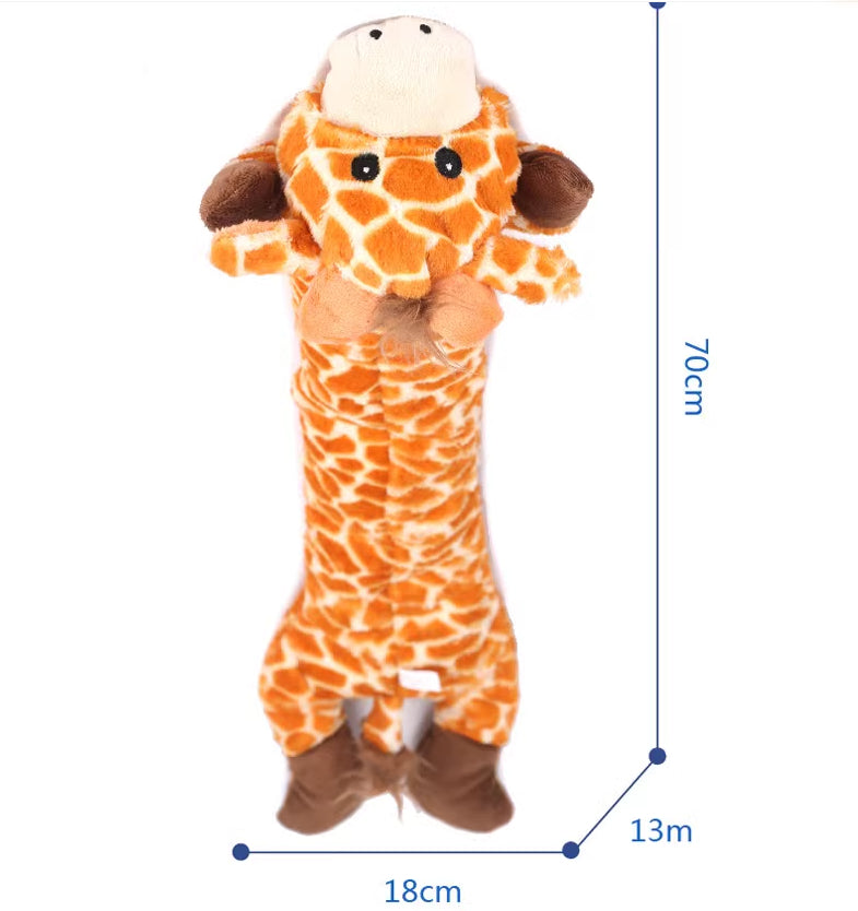 HKM-3070525 Dog Teddy Molar Sound Toy - Bite-Resistant Jacquard Velvet Design for Comfort and Training