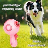 HKM-3071165 Interactive Treat Launcher and Snack Dispenser Toy for Dogs - Slow Feeder Training Gadget