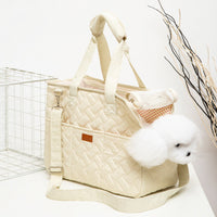HKM-3071933 High-Capacity Portable Pets Handbag for Dogs and Cats – Soft Canvas with Ventilation
