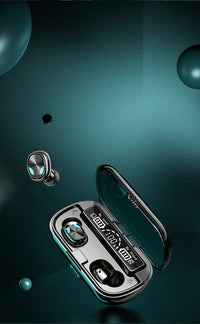 HKM-307219 Wireless Waterproof Earbuds with LED Display - Professional Customization X8 Headphones
