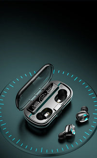 HKM-307219 Wireless Waterproof Earbuds with LED Display - Professional Customization X8 Headphones
