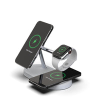 HKM-307283 Three-in-One 15W Magnetic Wireless Charger with Night Light and USB Output