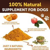 HKM-3075517 Pumpkin Powder for Dogs - Digestive Support Supplement for Healthy Stool and Skin - 16 OZ