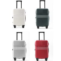 HKM-307603 Durable Water-Resistant Red Suitcase Trolley for Travel