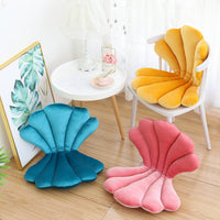 HKM-307603 Luxurious Velvet Seal Shell Chair Cushion - Soft Support Pillow for Comfort and Style in Any Space