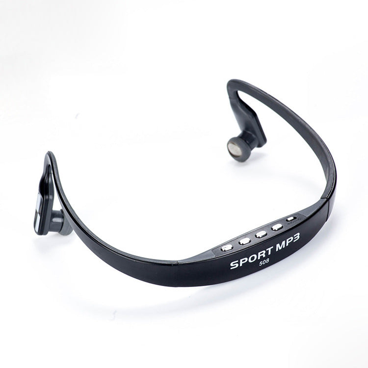 HKM-307603 Wireless Back-Mounted Sports Headset with USB Connection and Adjustable Fit