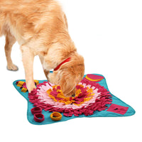 HKM-3076285 Interactive Blue Felt Cloth Pet Educational Bite Toy