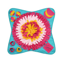 HKM-3076285 Interactive Blue Felt Cloth Pet Educational Bite Toy