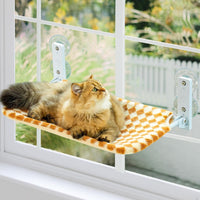 HKM-3077053 Cozy Cat Hammock for Indoor and Balcony Use - Available in Orange and Grass Green