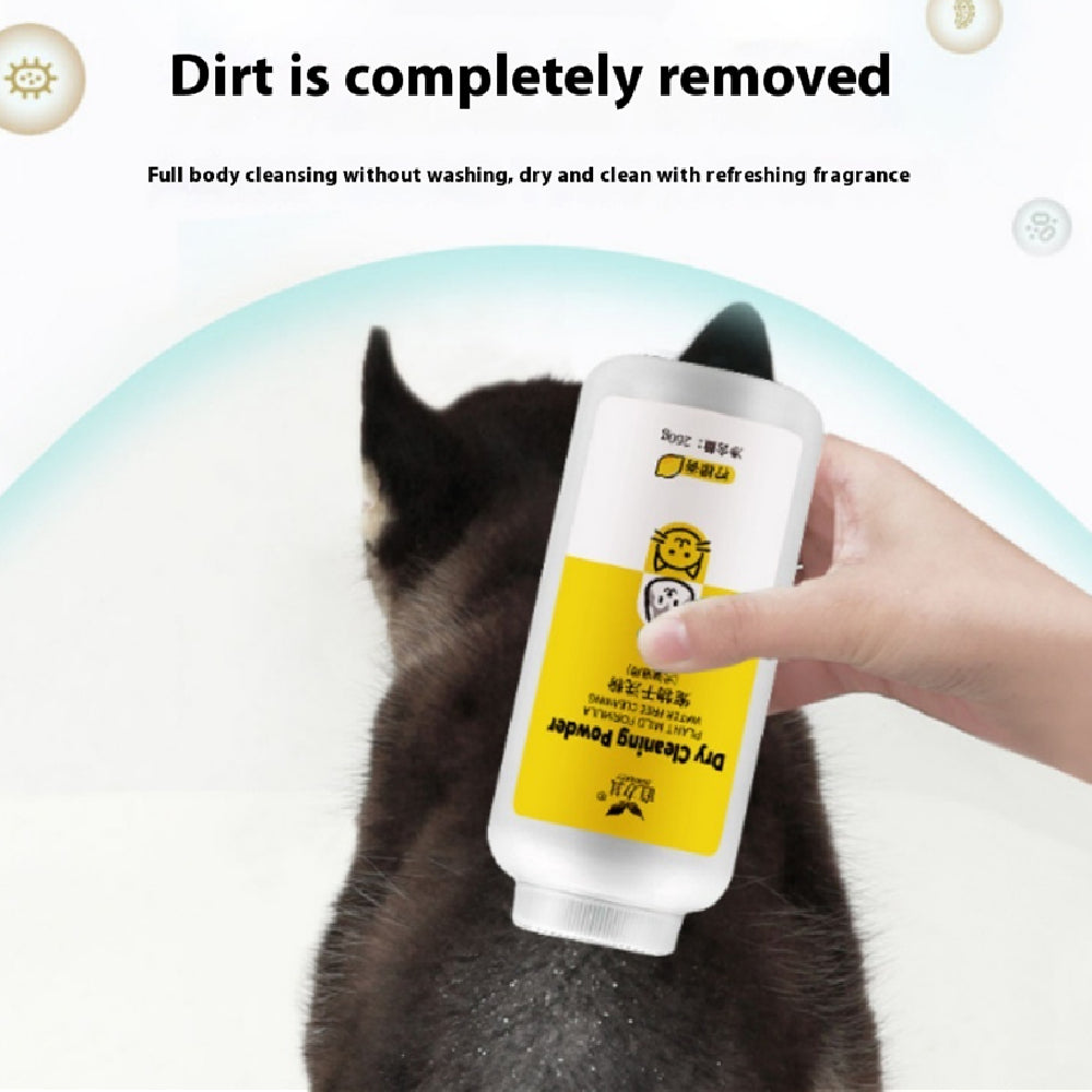 HKM-3077309 Pet Dry Cleaning Powder for Eye Dirt - Lemon, Rose, Mint, 260g