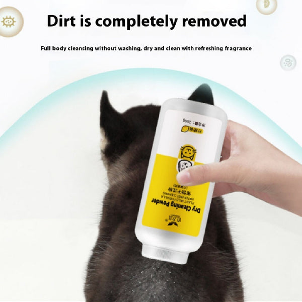 HKM-3077309 Pet Dry Cleaning Powder for Eye Dirt - Lemon, Rose, Mint, 260g