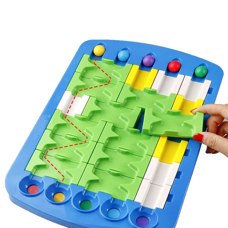 HKM-307795 Educational Finding Routes Board Game for Kids – Logical Thinking Fun for Ages 6+