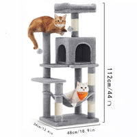 HKM-3078717 Cat Climbing Frame in Cute Style for High-Rise Spaces - Density Plate Construction