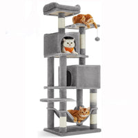 HKM-3078717 Cat Climbing Frame in Cute Style for High-Rise Spaces - Density Plate Construction