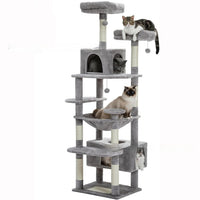 HKM-3078717 Cat Climbing Frame in Cute Style for High-Rise Spaces - Density Plate Construction