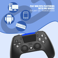 HKM-308051 Elite Bluetooth Mobile Game Controller for PS4, PC & Android | Vibration Function, USB Interface, Available in White & Black