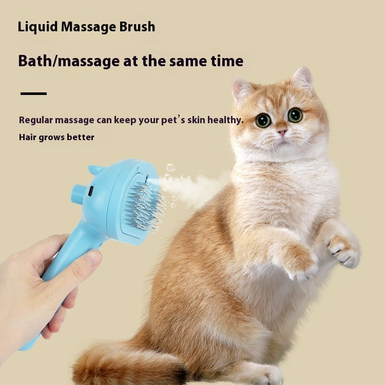 HKM-3081021 Rechargeable Pet Spray Comb with Hair Removal Function ¨C Lightweight and Portable Design