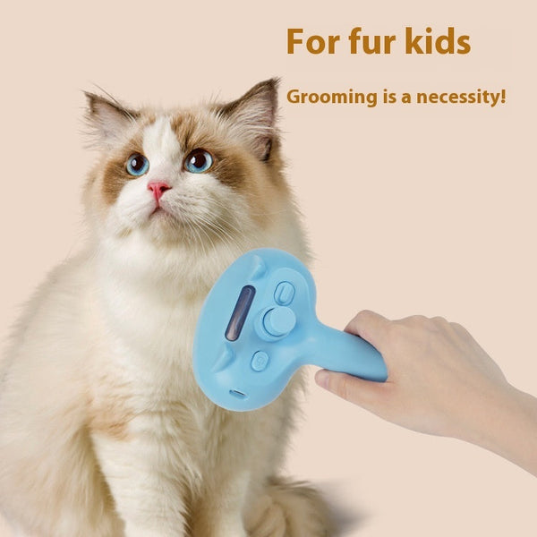 HKM-3081021 Rechargeable Pet Spray Comb with Hair Removal Function ¨C Lightweight and Portable Design