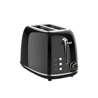 HKM-308115 Retro Stainless Steel 2 Slice Custom Wide Slot Sandwich Toaster