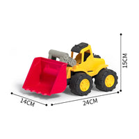 HKM-308179 Large Friction Loading Truck Toy for Kids - Plastic Bulldozer Vehicle for Beach and Construction Play