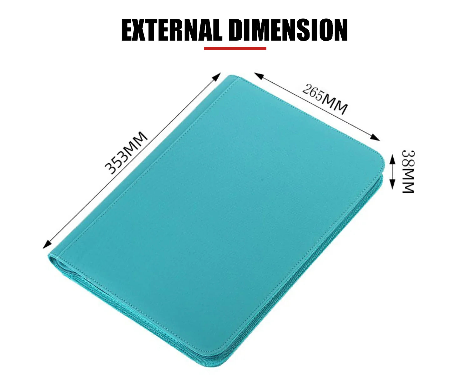 HKM-308243 Torson 360+ Card Collecting Album for Pokémon and K-Pop Trading Cards