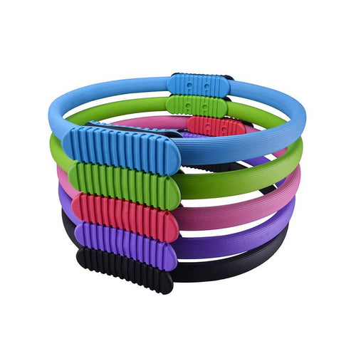 HKM-308243 Yoga Pilates Ring with Versatile Gym Bag - Perfect for Home and Studio Workouts