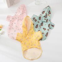HKM-3082813 Fashionable Pet Raincoat in Cute Print Options for All Sizes