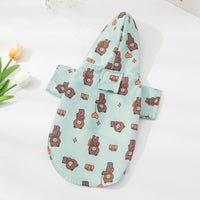 HKM-3082813 Fashionable Pet Raincoat in Cute Print Options for All Sizes