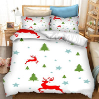 HKM-308371 Cartoon Anime Printed Polyester Fiber Quilt Cover Set with Pillowcases - Multiple Sizes Available