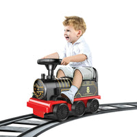 HKM-308371 Electric Toy Train Set for Kids with Light and Sound - Includes Track and Carriages, Ideal for Ages 2-14