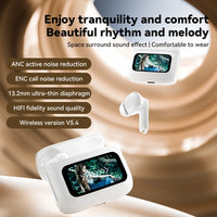 HKM-308371 Wireless Noise-Canceling Earbuds with Touch Control and HiFi Sound for Gaming and Music