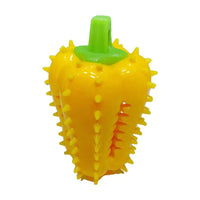HKM-3083837 Interactive Dog Teething Chili Chewer Toy - Durable Non-Toxic Rubber for All Dog Sizes