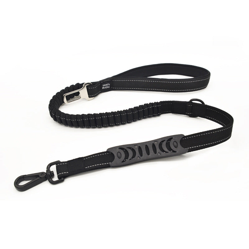 HKM-3084989 Elastic Pet Traction Rope, 110-150CM Adjustable Length, Multiple Colors Available, Suitable for Pets Up to 110 kg