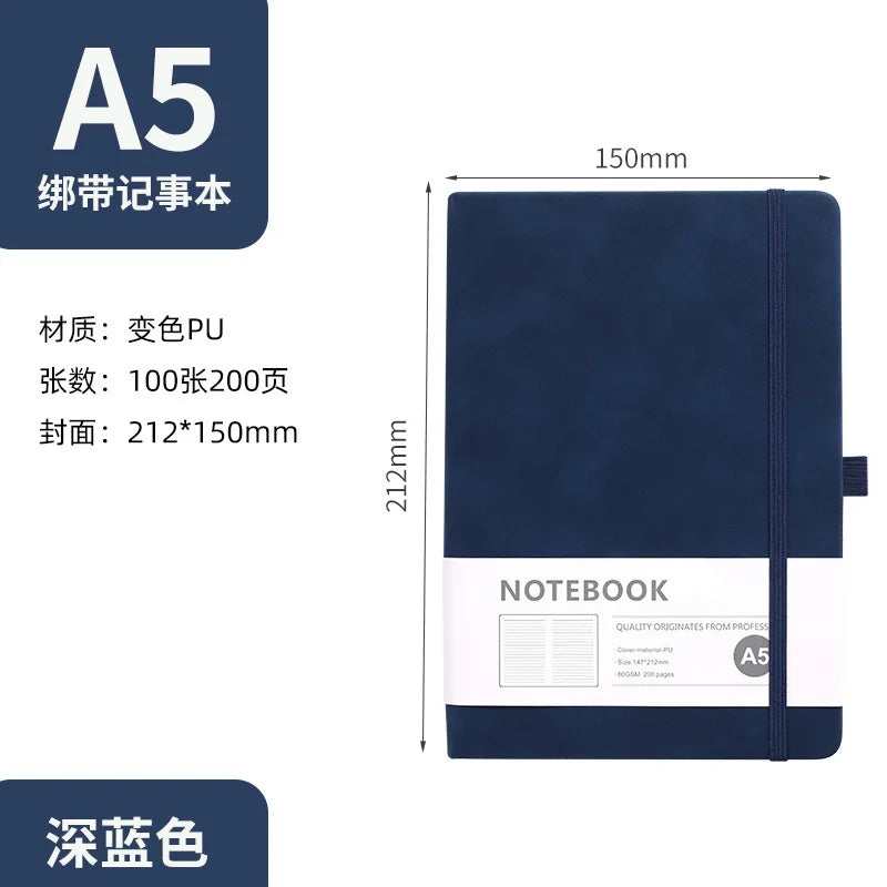 HKM-308499 Customizable PU Cover Hardcover Notebook Diary for Office and School Use