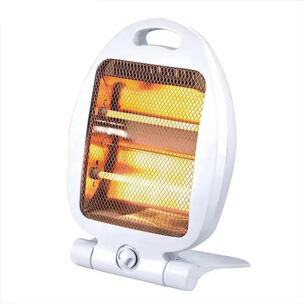 HKM-308563 Compact Electric Quartz Heater with Folding Design and Two Heat Settings