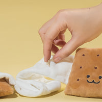 HKM-3086013 Puppy Plush Educational Toy Set for Dogs - Soft and Non-Irritating Chewing, Reduces Destructive Behavior