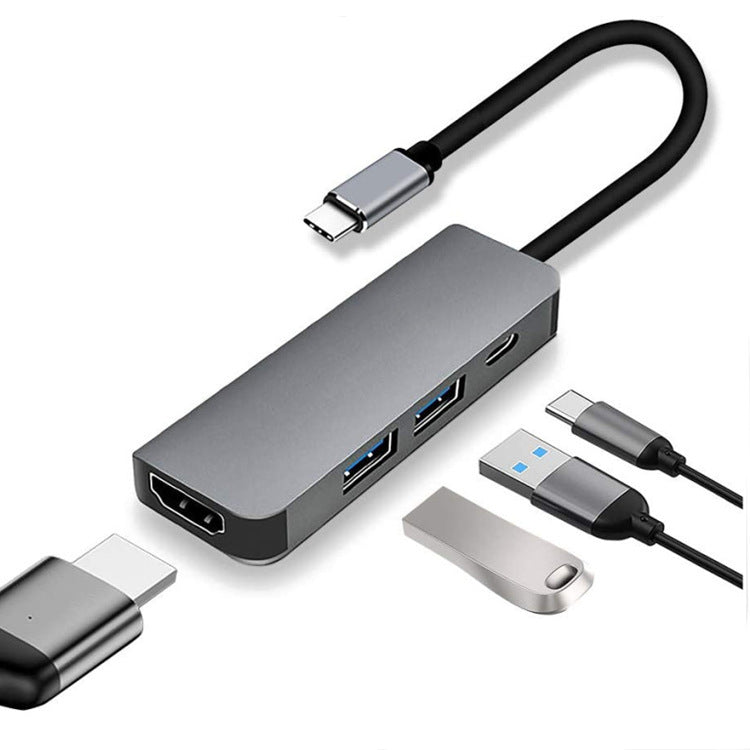 HKM-308691 4-Port USB-C to HDMI Docking Station with 4K Output