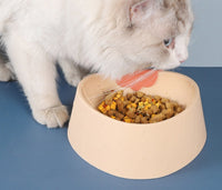 HKM-3087165 Cartoon Strawberry Pet Bowl - Plastic Dog Bowl in Yellow, Gray, Green, 19x18x7cm