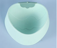 HKM-3087165 Cartoon Strawberry Pet Bowl - Plastic Dog Bowl in Yellow, Gray, Green, 19x18x7cm