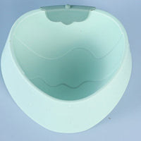 HKM-3087165 Cartoon Strawberry Pet Bowl - Plastic Dog Bowl in Yellow, Gray, Green, 19x18x7cm