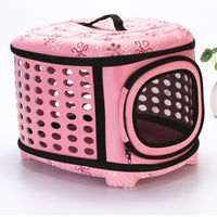 HKM-3087421 Foldable Portable Pet Shoulder Bag - Lightweight & Breathable Carrier for Small Dogs and Pets