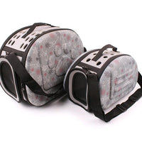 HKM-3087421 Foldable Portable Pet Shoulder Bag - Lightweight & Breathable Carrier for Small Dogs and Pets
