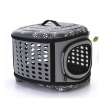 HKM-3087421 Foldable Portable Pet Shoulder Bag - Lightweight & Breathable Carrier for Small Dogs and Pets