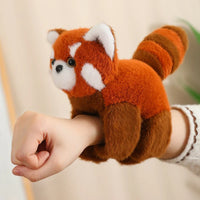 HKM-308819 Capybara Plush Toy - 20cm Curtain Holdback Ring, Hand Rattle, Animal Wristband, Slap Bracelet Huggers