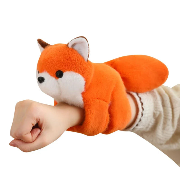 HKM-308819 Capybara Plush Toy - 20cm Curtain Holdback Ring, Hand Rattle, Animal Wristband, Slap Bracelet Huggers