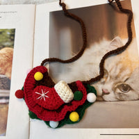 HKM-3088573 Christmas-Themed Pet Bib with Various Holiday Designs for Year-Round Use