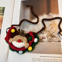 HKM-3088573 Christmas-Themed Pet Bib with Various Holiday Designs for Year-Round Use