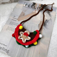 HKM-3088573 Christmas-Themed Pet Bib with Various Holiday Designs for Year-Round Use